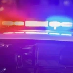 Springfield police cruiser on patrol during a weekend enforcement shift