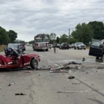 Police investigate a fatal two-vehicle crash on a Kentucky roadway near Bardstown