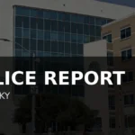 Kentucky State Police cruiser parked during a drug investigation